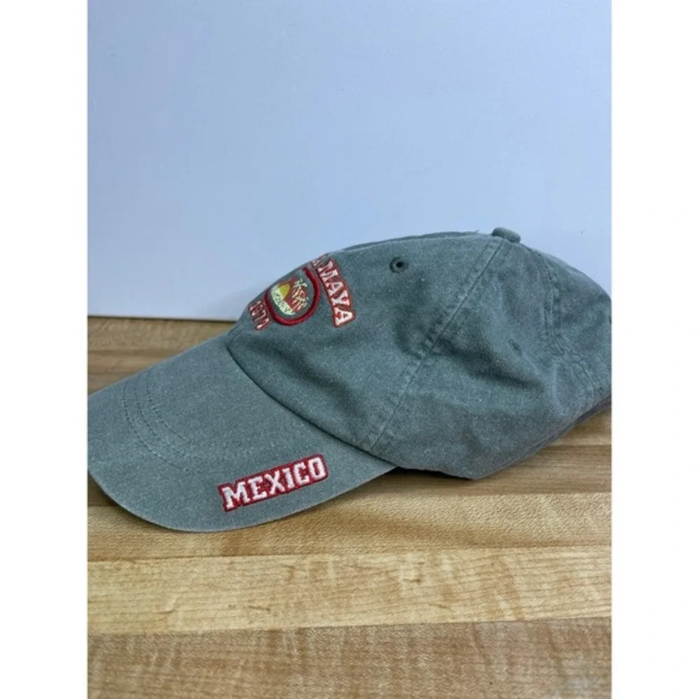 VTG Caribbean Side Riviera Maya 1970 Adjustable‎ Baseball Hat Embroidered